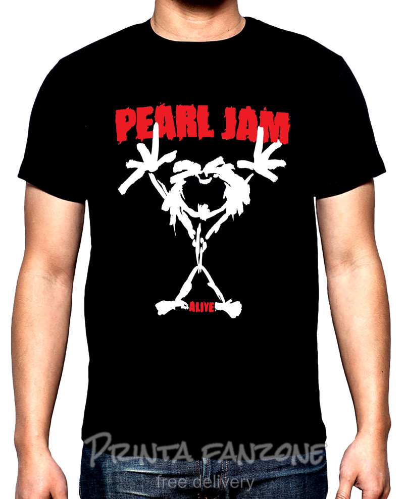 T-SHIRTS Pearl Jam, Alive, men's  t-shirt, 100% cotton, S to 5XL
